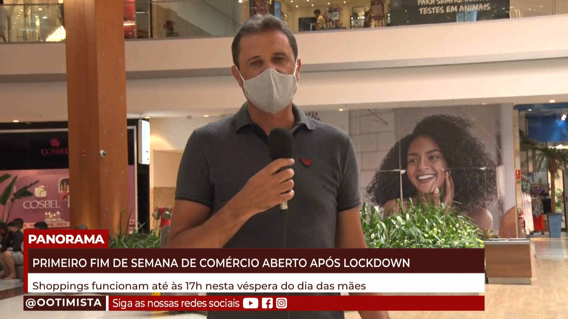 Dia das Mães, nos dias 8 e 9 de maio, será o primeiro em que o comércio e restaurantes funcionarão