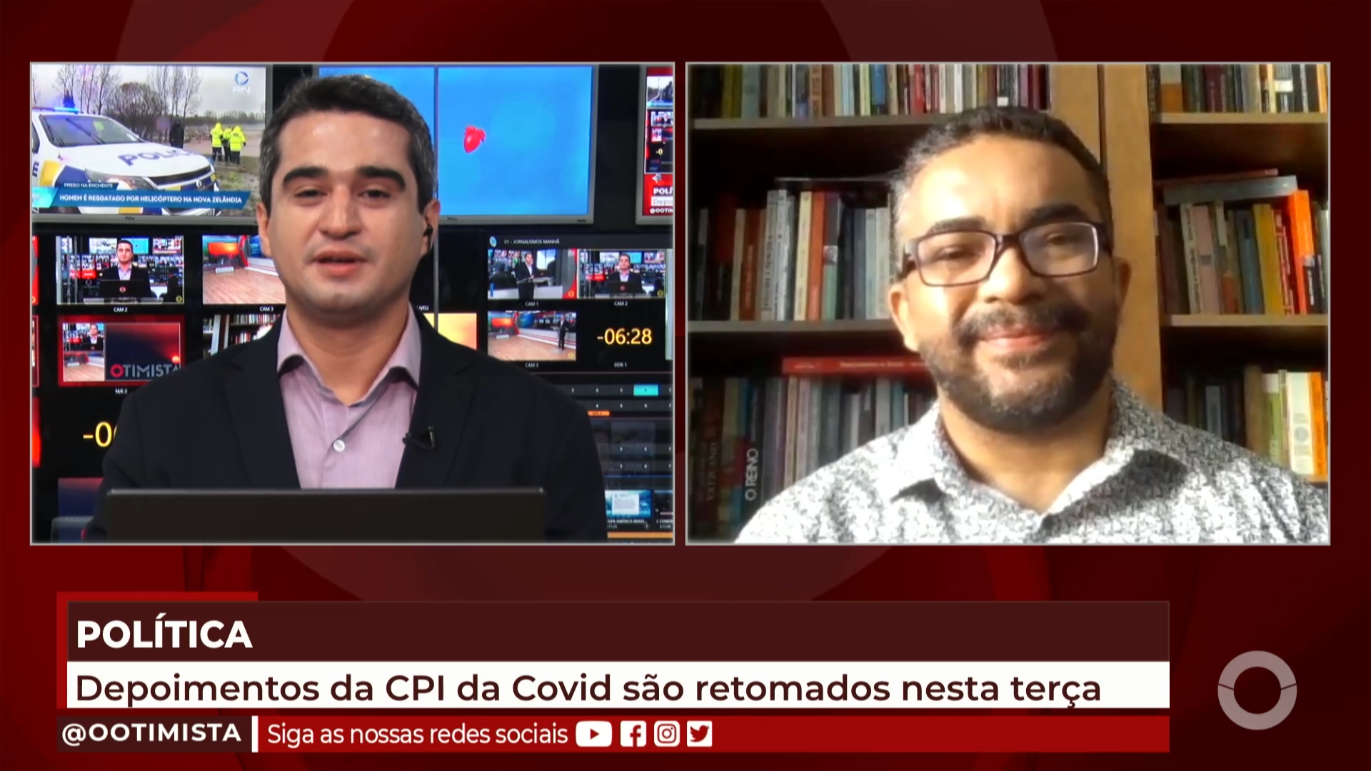 Emanuel Freitas – Professor de Teoria Política/UECE fala sobre a CPI da COVID