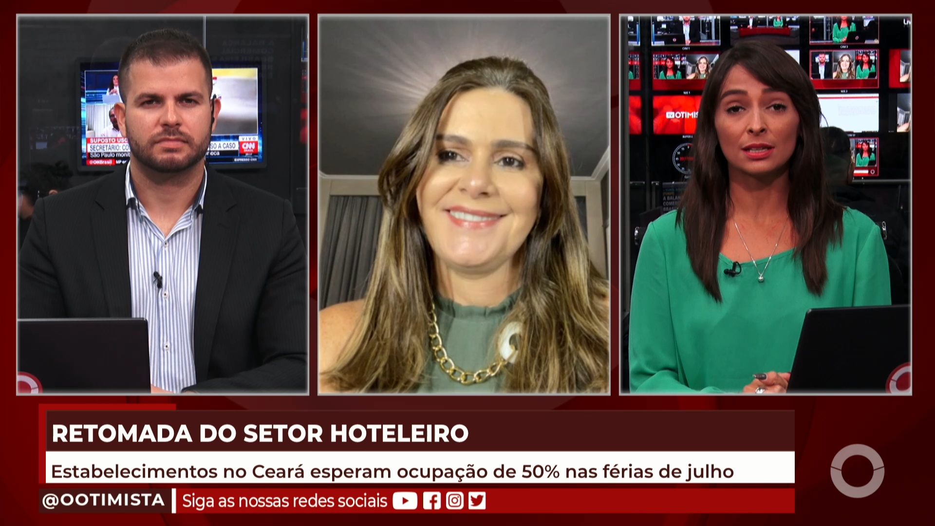 Setor hoteleiro cearense espera taxa de 50% de ocupação para o mês de Julho