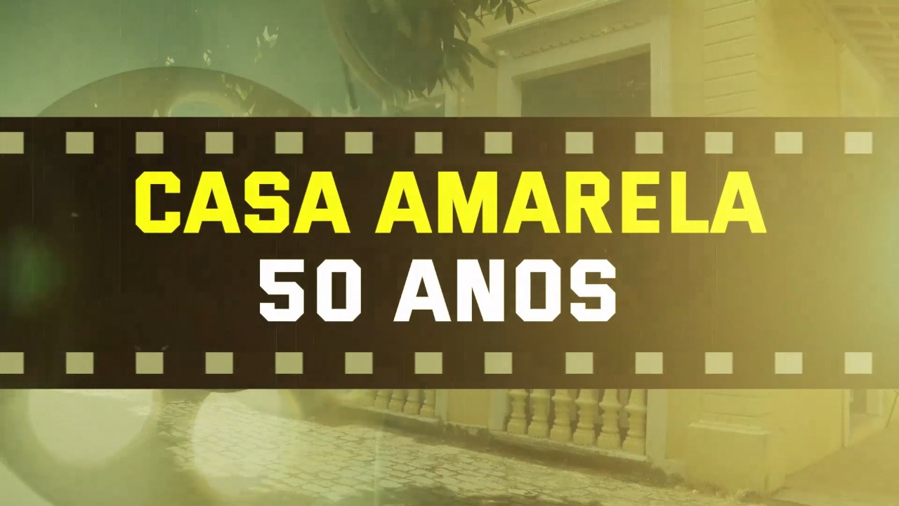 Casa amarela 50 anos