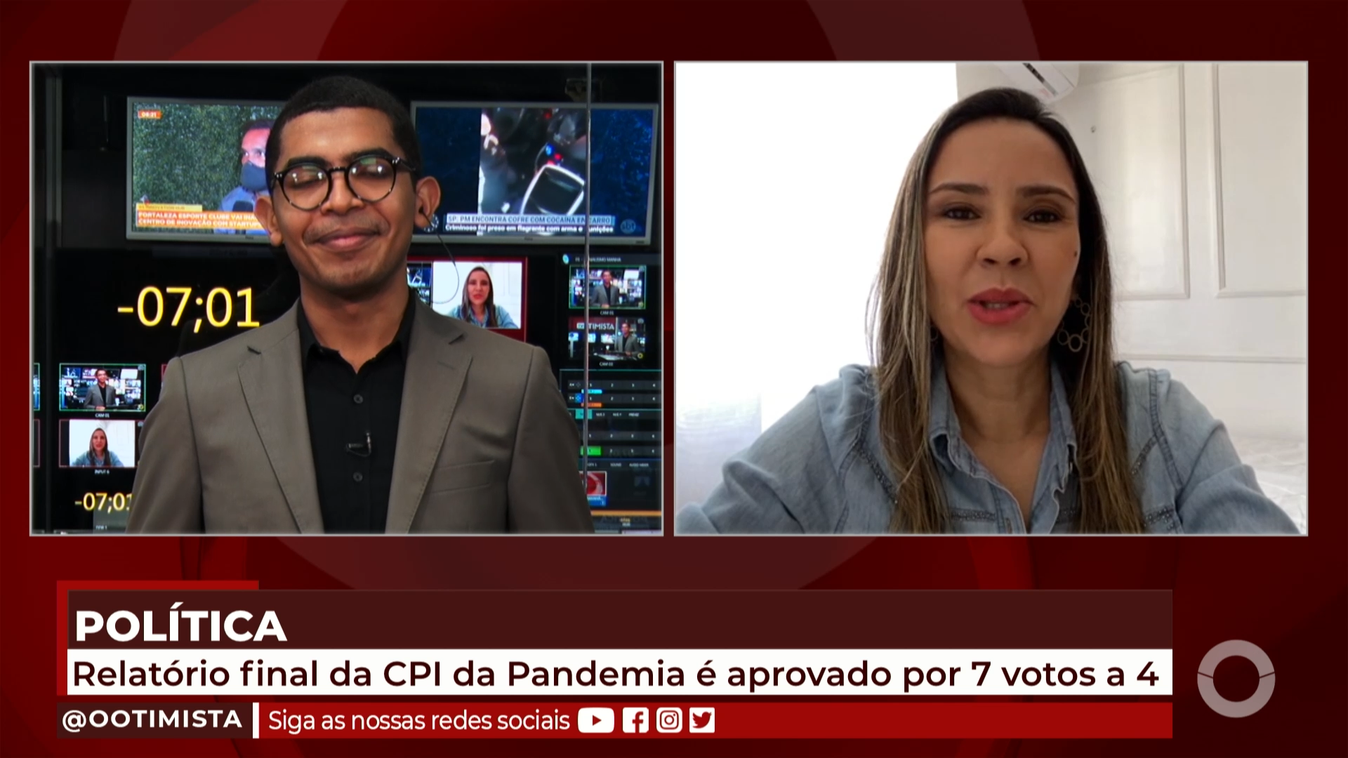 CPI da Covid aprova relatório final, atribui nove crimes a Bolsonaro e pede 80 indiciamentos