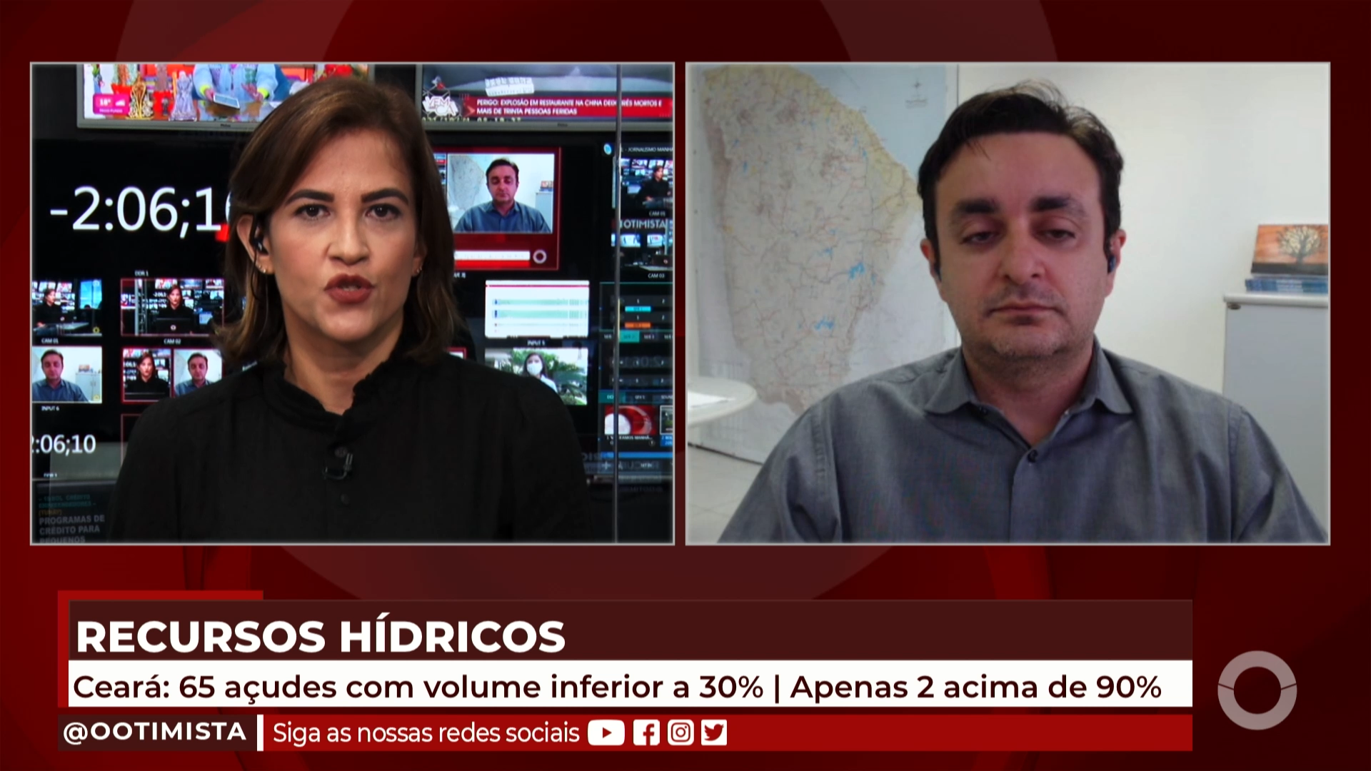 Baixo volume de água nos açudes coloca Ceará em estado de ‘alerta’