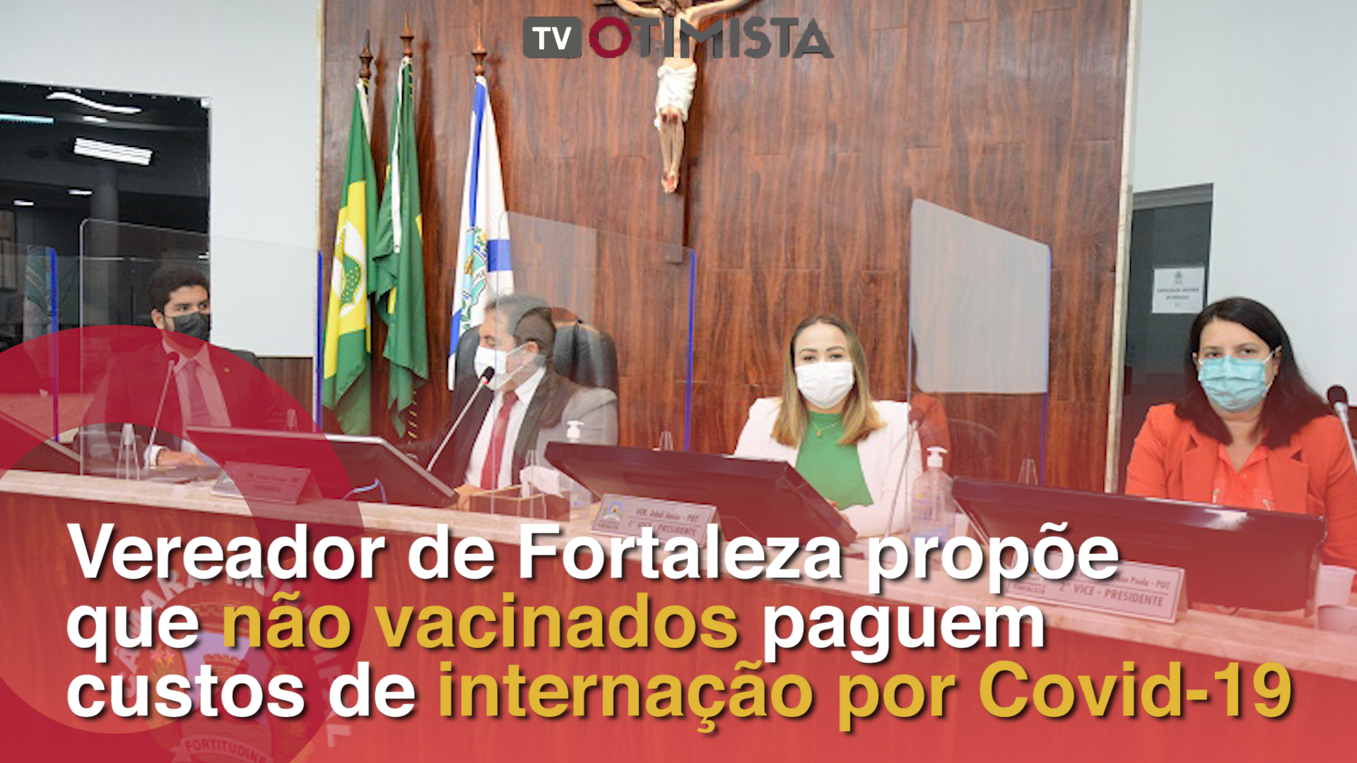 Vereador de Fortaleza propõe que não vacinados paguem custos de internação por Covid-19