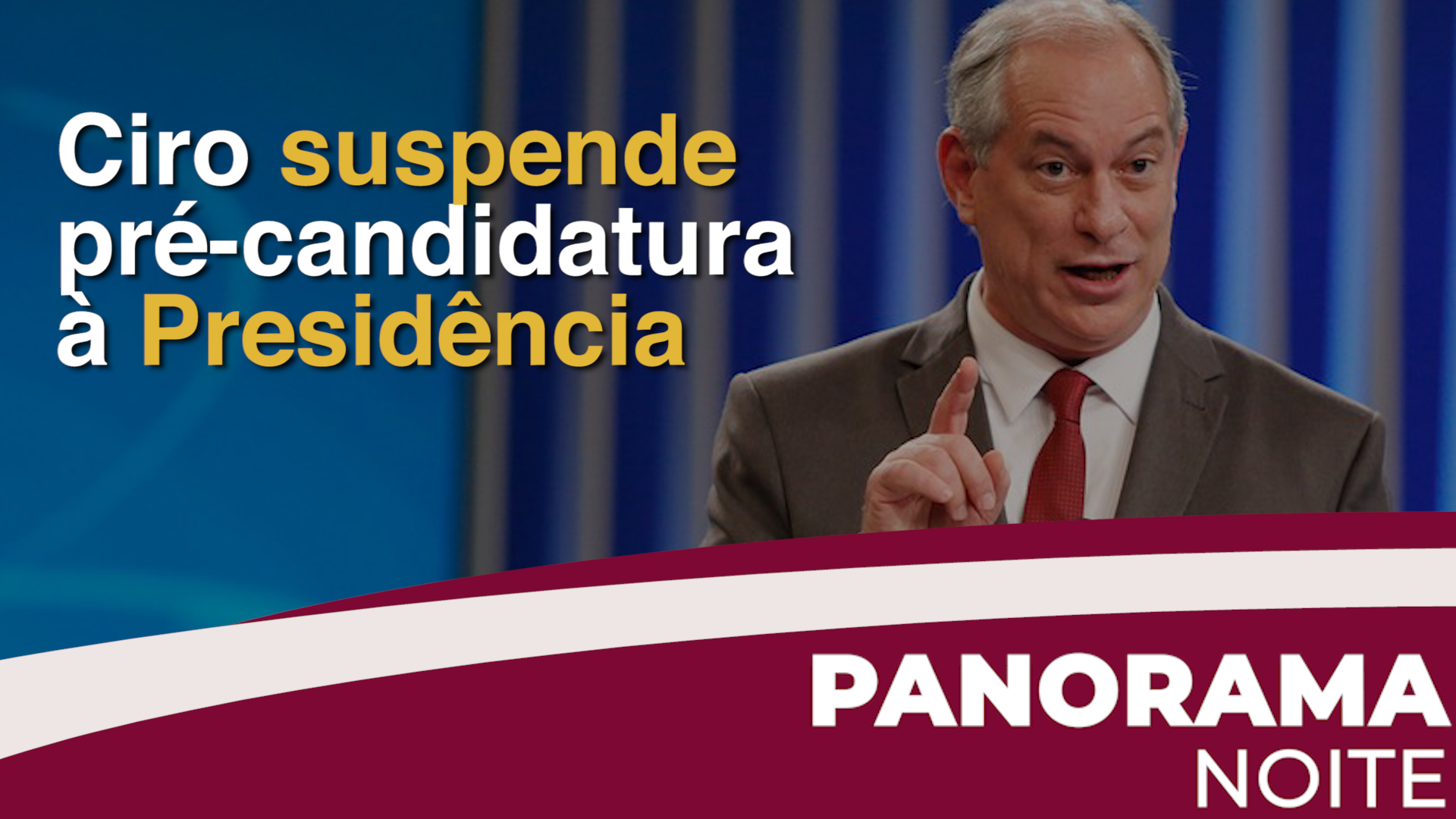 Ciro suspende pré-candidatura à Presidência devido aos votos do PDT a favor da PEC dos Precatórios