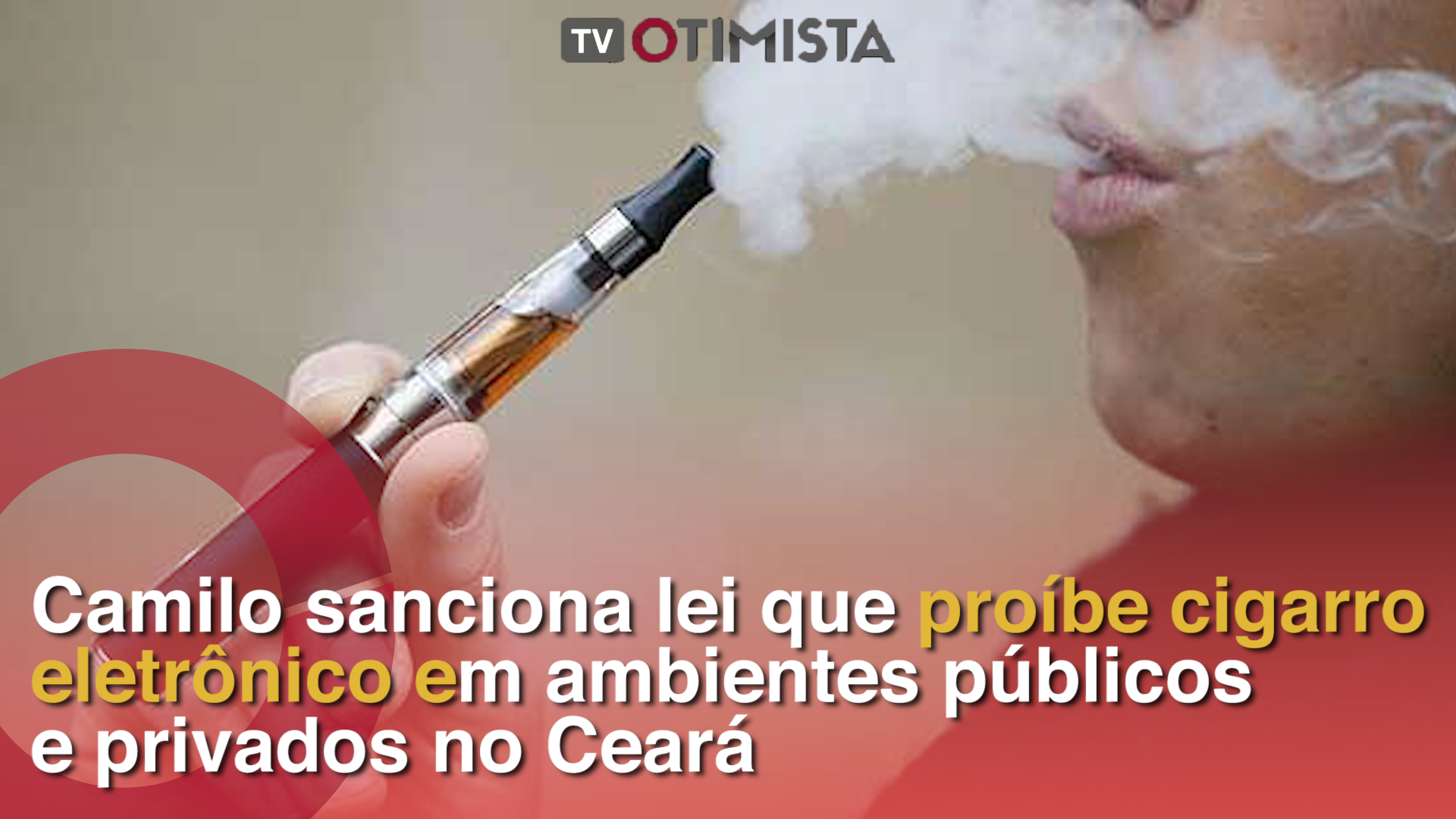Camilo sanciona lei que proíbe cigarro eletrônico em ambientes públicos e privados no Ceará