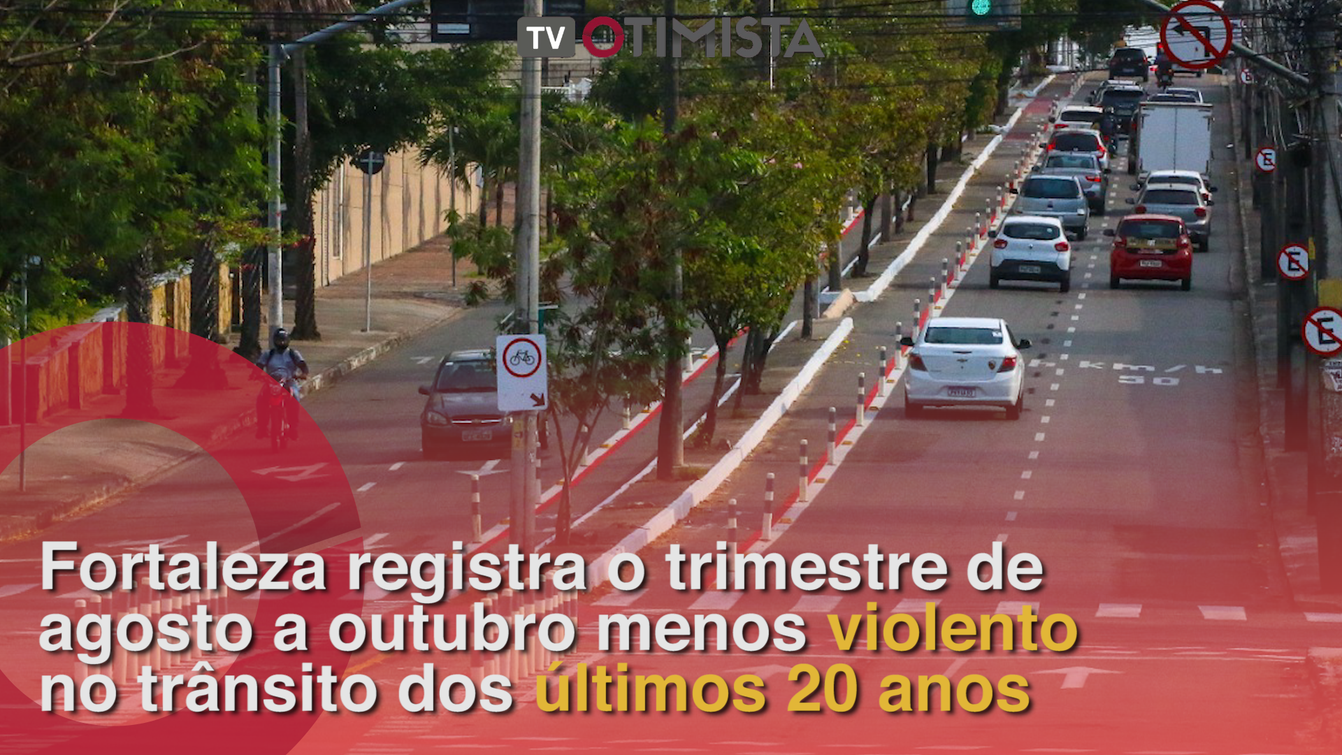 Fortaleza registra o trimestre de agosto a outubro menos violento no trânsito dos últimos 20 anos