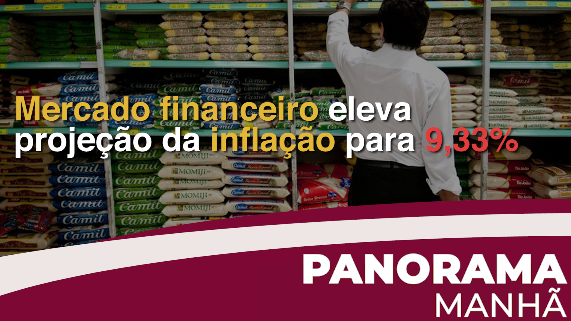 Mercado financeiro eleva projeção da inflação para 9,33%