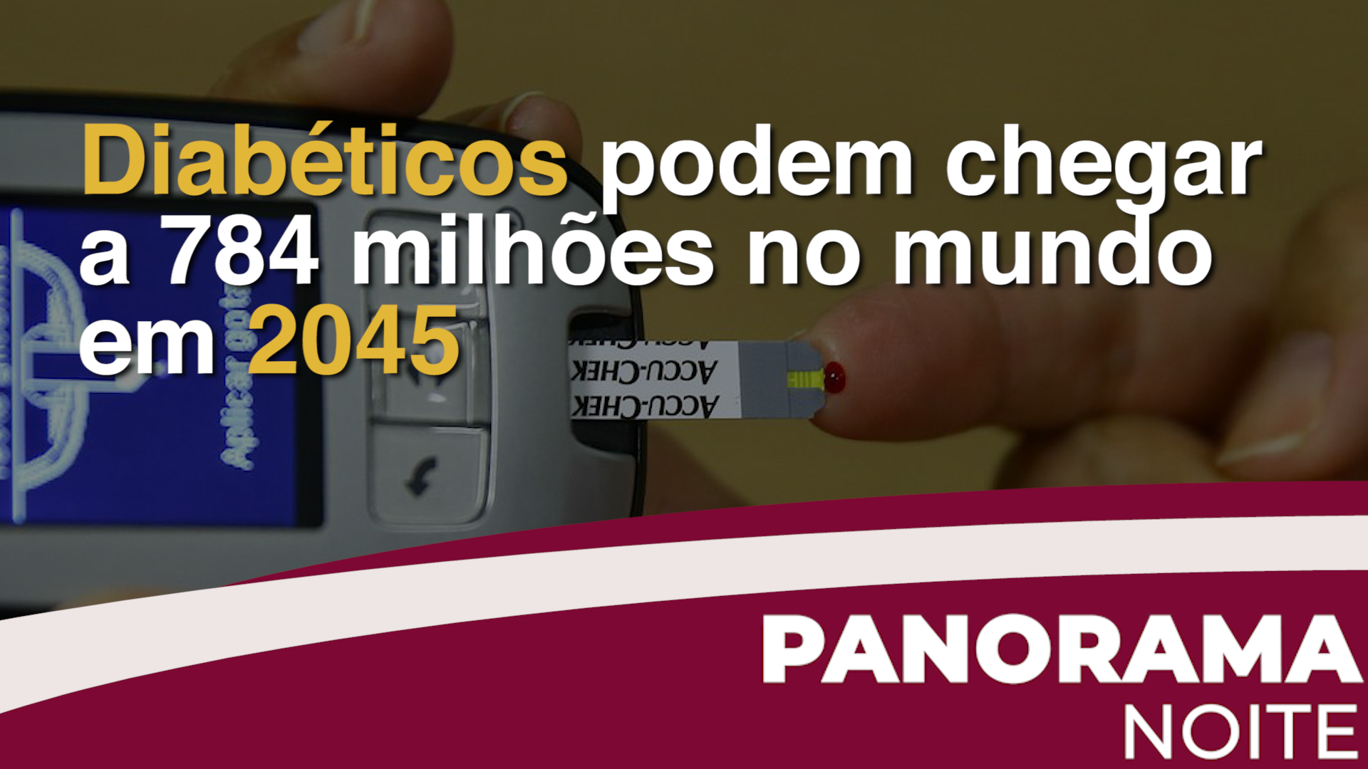 Número de pessoas com diabetes aumentou 16% em dois anos