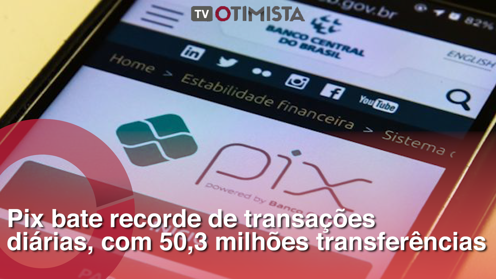 Pix bate recorde de transações diárias, com 50,3 milhões transferências
