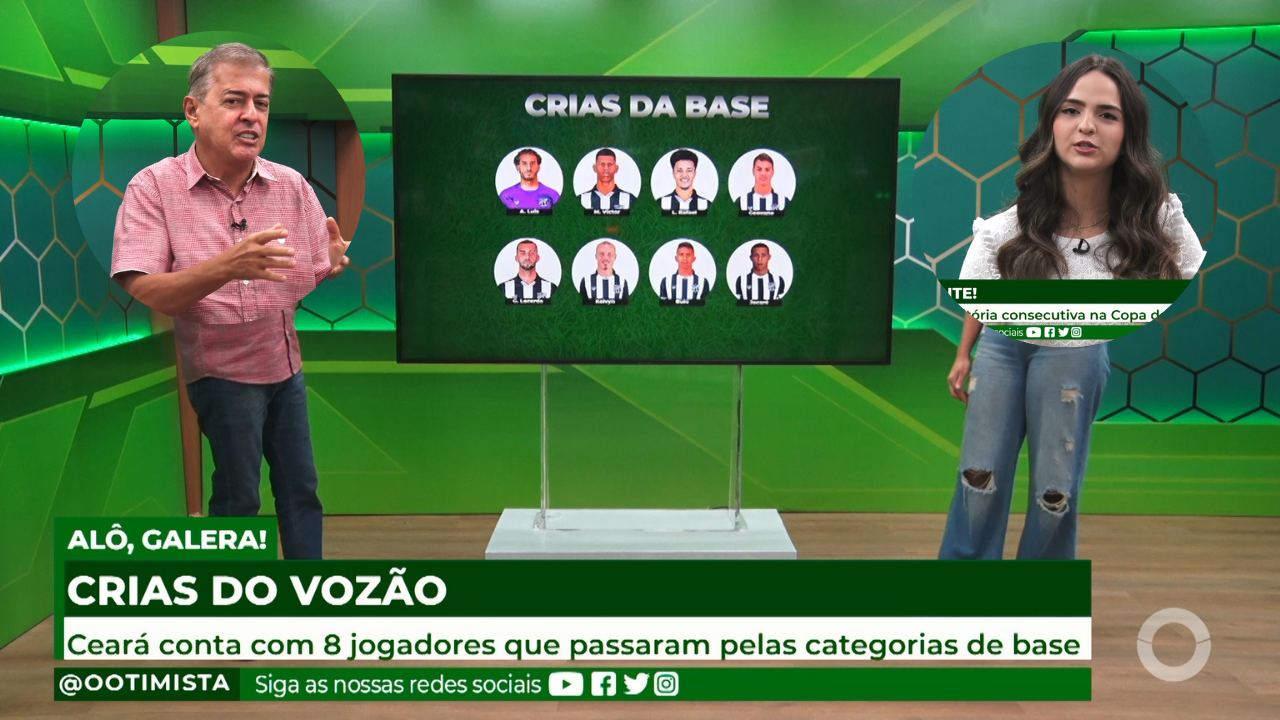 CEARÁ: Veja os 8 Jogadores da categoria de base que estão no elenco principal