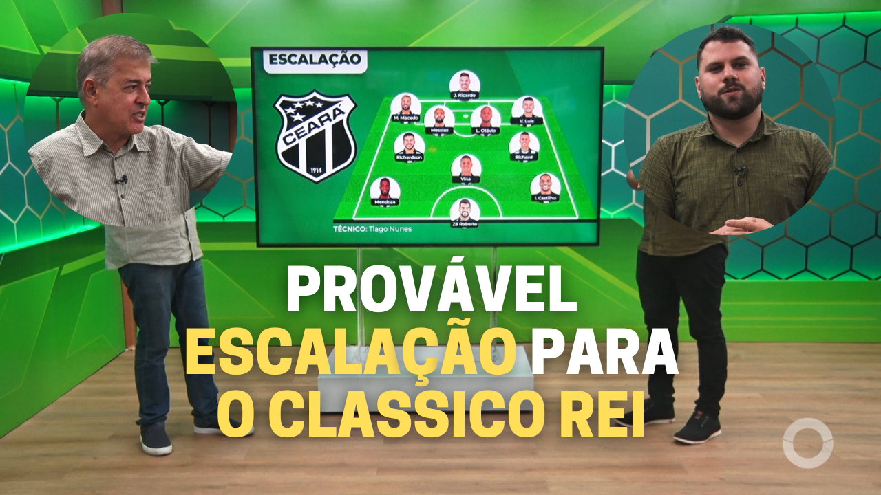CEARÁ: PROVÁVEL ESCALAÇÃO PARA O CLASSICO REI