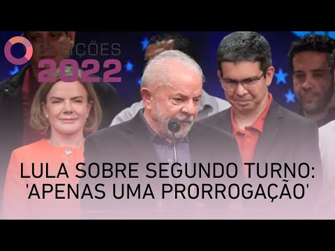 Lula sobre segundo turno com Bolsonaro: ‘apenas uma prorrogação’