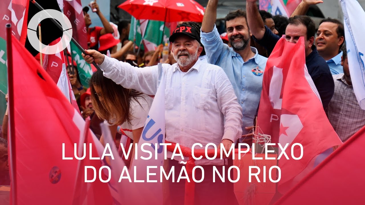 Lula visita Complexo do Alemão no Rio